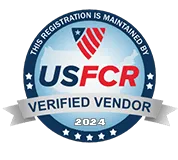 Verified vendor seal badge